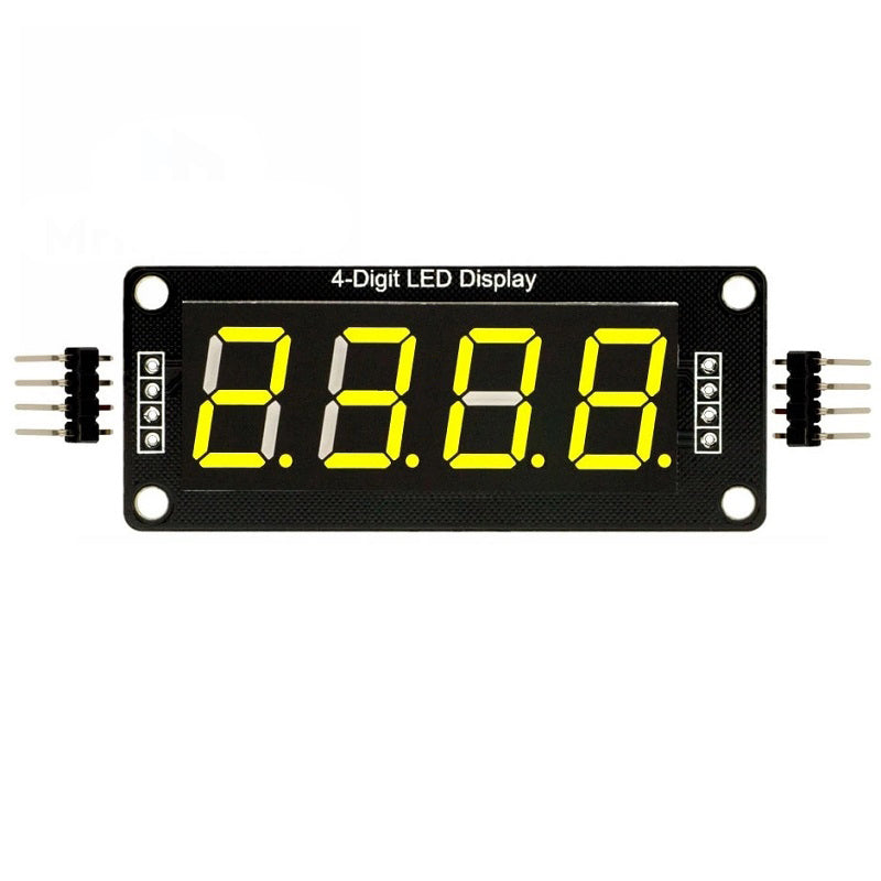 Master-display LED a segmenti 0,56", 4 cifre, orologio / decimale - 5 colori