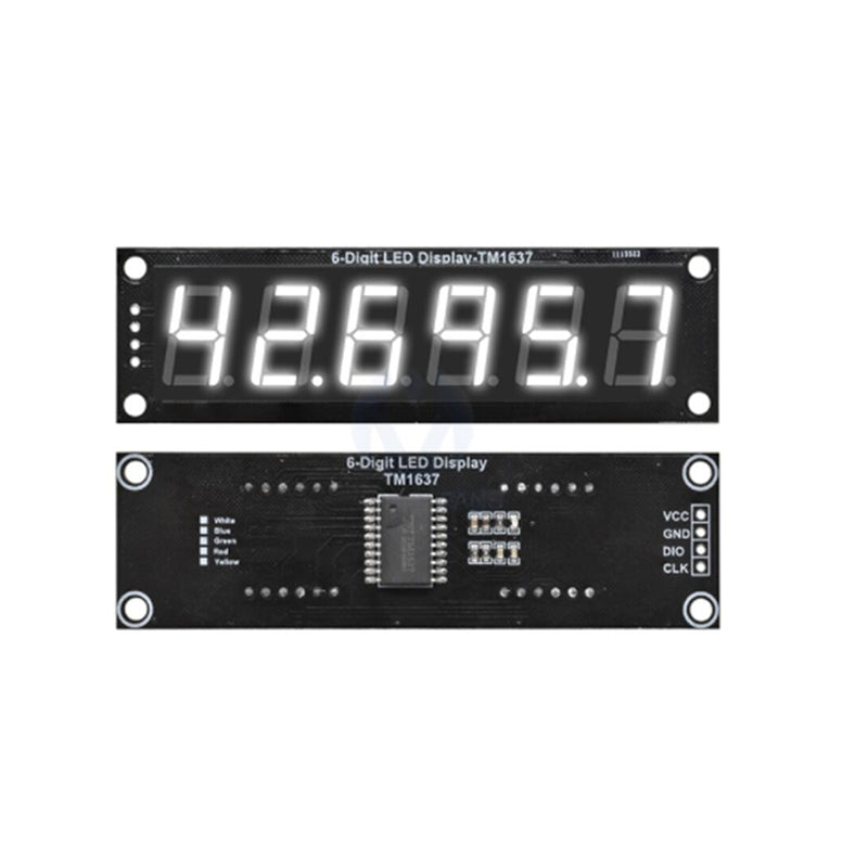 Master-LED-Segmentanzeige, 6 Stellen, TM1637, 0.56" - 5 Farben - F23108208 - Funduino
