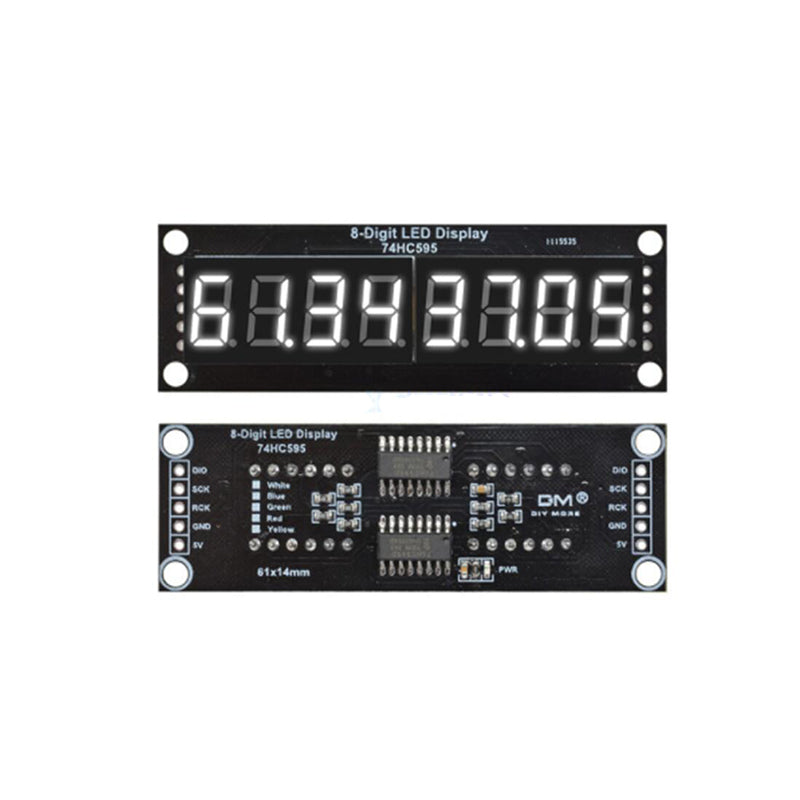 LED-Segmentanzeige 8 Stellen - 74HC595, 0,36 Zoll, 5 V, verschiedene Farben