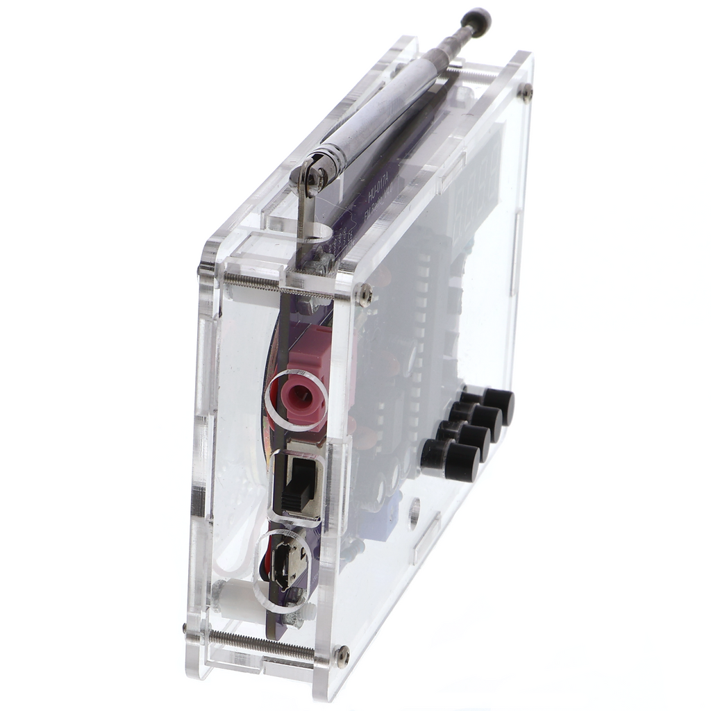 Master-soldeeroefening FM-radio RDA5807S, 87MHz-108MHz, TDA2822