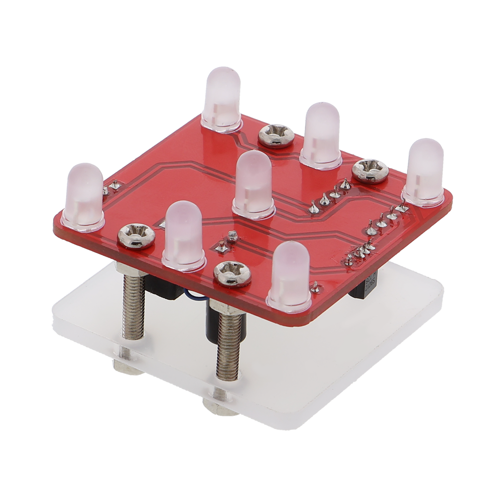 Master-cube LED d’exercice au soudage avec vibration - couleurs variées
