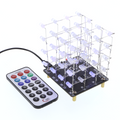 Lötbausatz LED-Würfel - RGB Matrix, verschiedene Farben