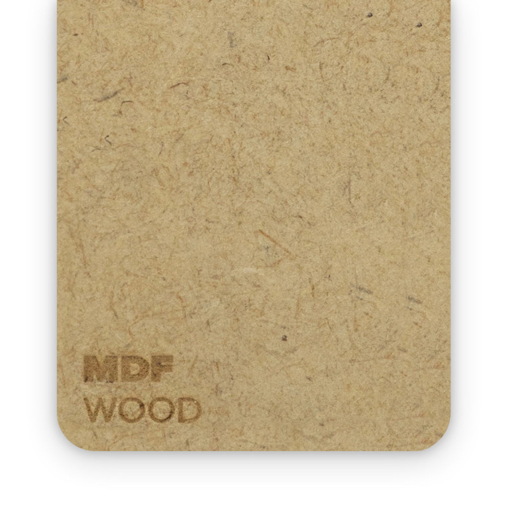 MDF-Platte 3 mm für Lasercutter - beidseitig Holzfurnier, verschiedene Größen