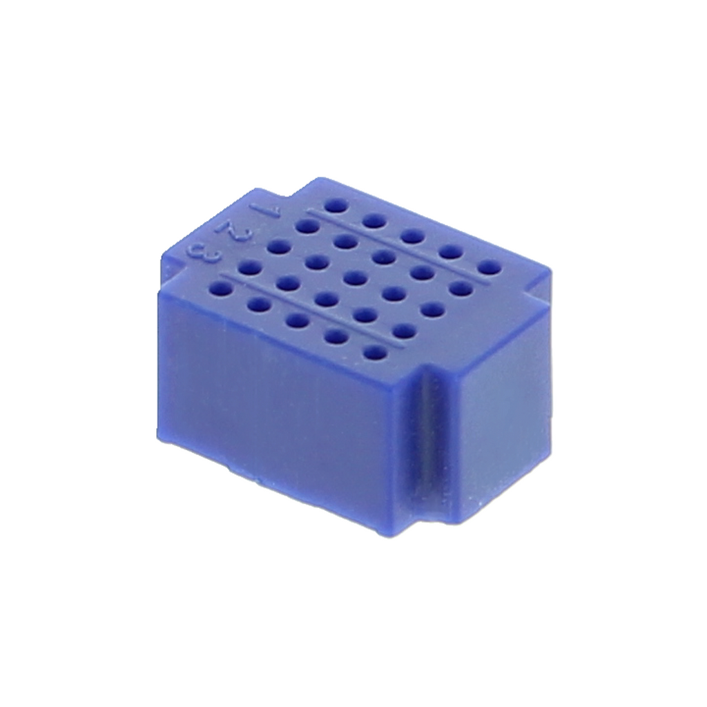 Mini Breadboard 25 Kontakte - lötfrei, 2,54 mm, verschiedene Farben