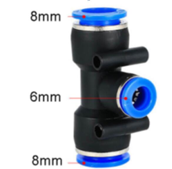Master-Pneumatischer Anschluss / Fitting / T-Stück - PEG (diverse Größen) - F23109256 - Funduino