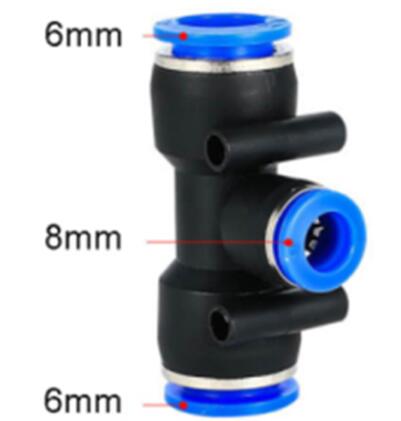Master-Pneumatischer Anschluss / Fitting / T-Stück - PEG (diverse Größen) - F23107943 - Funduino