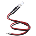 LED RGB principale con cambio colore, 5mm, con cavo di collegamento da 20cm / cavo, fino a 12V