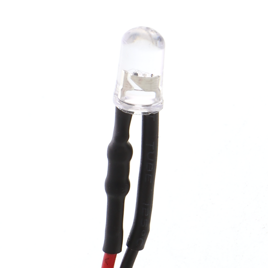 LED RGB principale con cambio colore, 5mm, con cavo di collegamento da 20cm / cavo, fino a 12V
