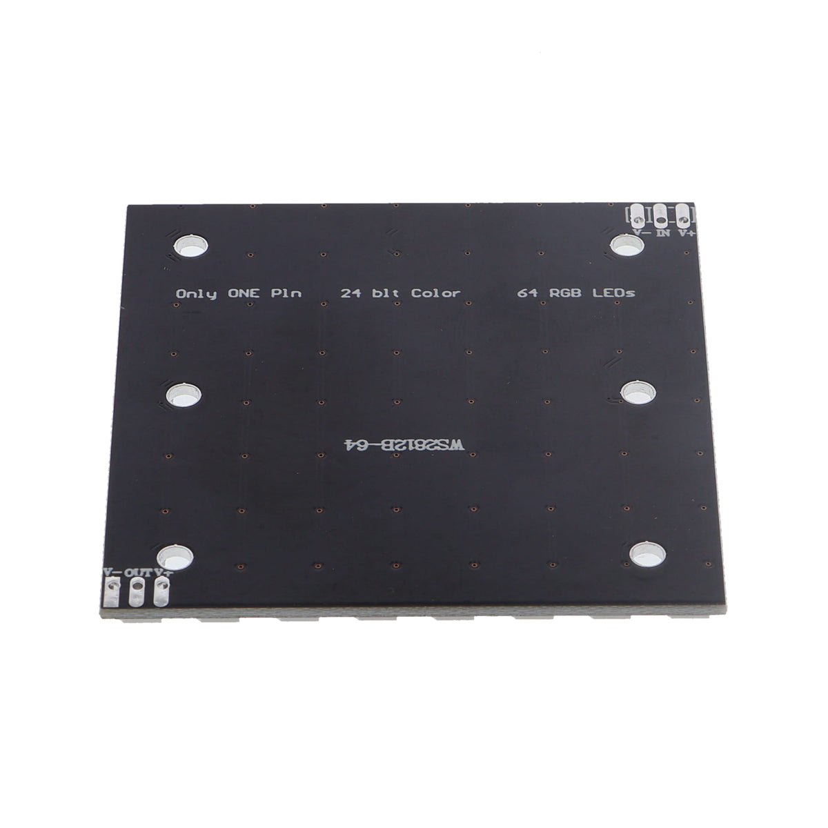 WS2812 RGB-ledprintplaat - adresseerbaar, 3,3-5 V, 4 tot 64 pixels