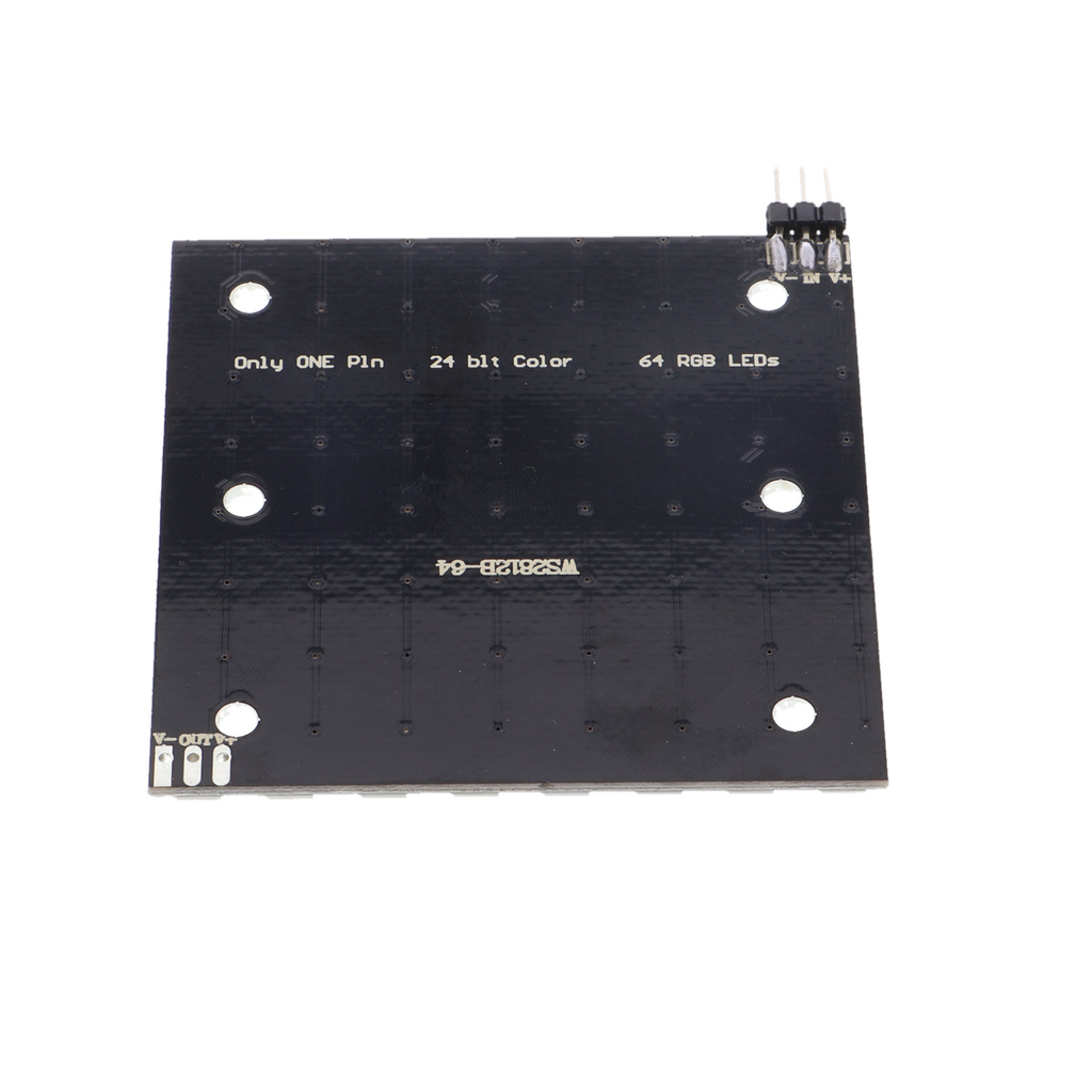 WS2812 RGB-ledprintplaat - adresseerbaar, 3,3-5 V, 4 tot 64 pixels