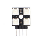 WS2812 RGB-ledprintplaat - adresseerbaar, 3,3-5 V, 4 tot 64 pixels