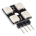 WS2812 RGB-ledprintplaat - adresseerbaar, 3,3-5 V, 4 tot 64 pixels