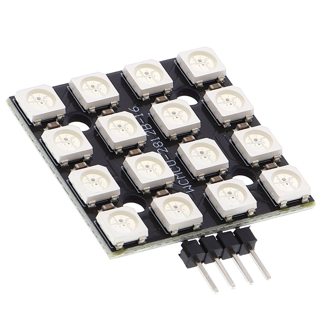 WS2812 RGB-ledprintplaat - adresseerbaar, 3,3-5 V, 4 tot 64 pixels