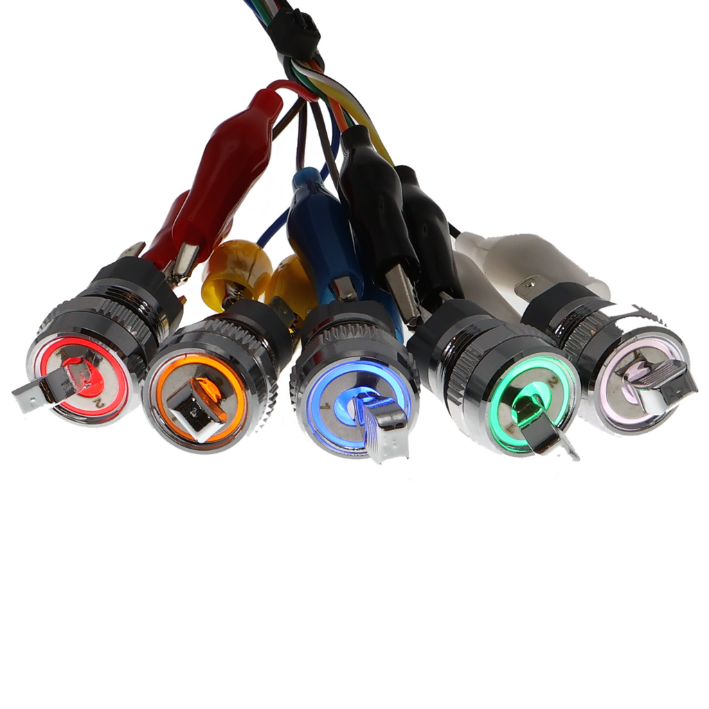 Master-Rockerswitch-tuimelschakelaar, LED-verlicht, diverse kleuren