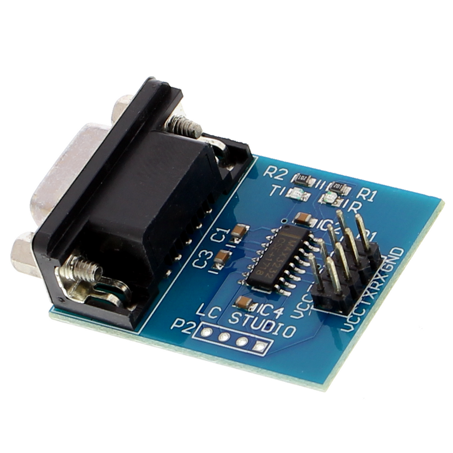 MAX3232 RS232 to TTL converter - 3.3 V or 5 V, with or without cable