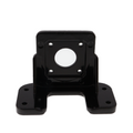 Master-Schrittmotor / Servo Halterung schwarz aus Aluminium - F23107924 - Funduino
