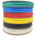Heat-shrink tubing - 200 m roll, 2:1, various colors and diameters