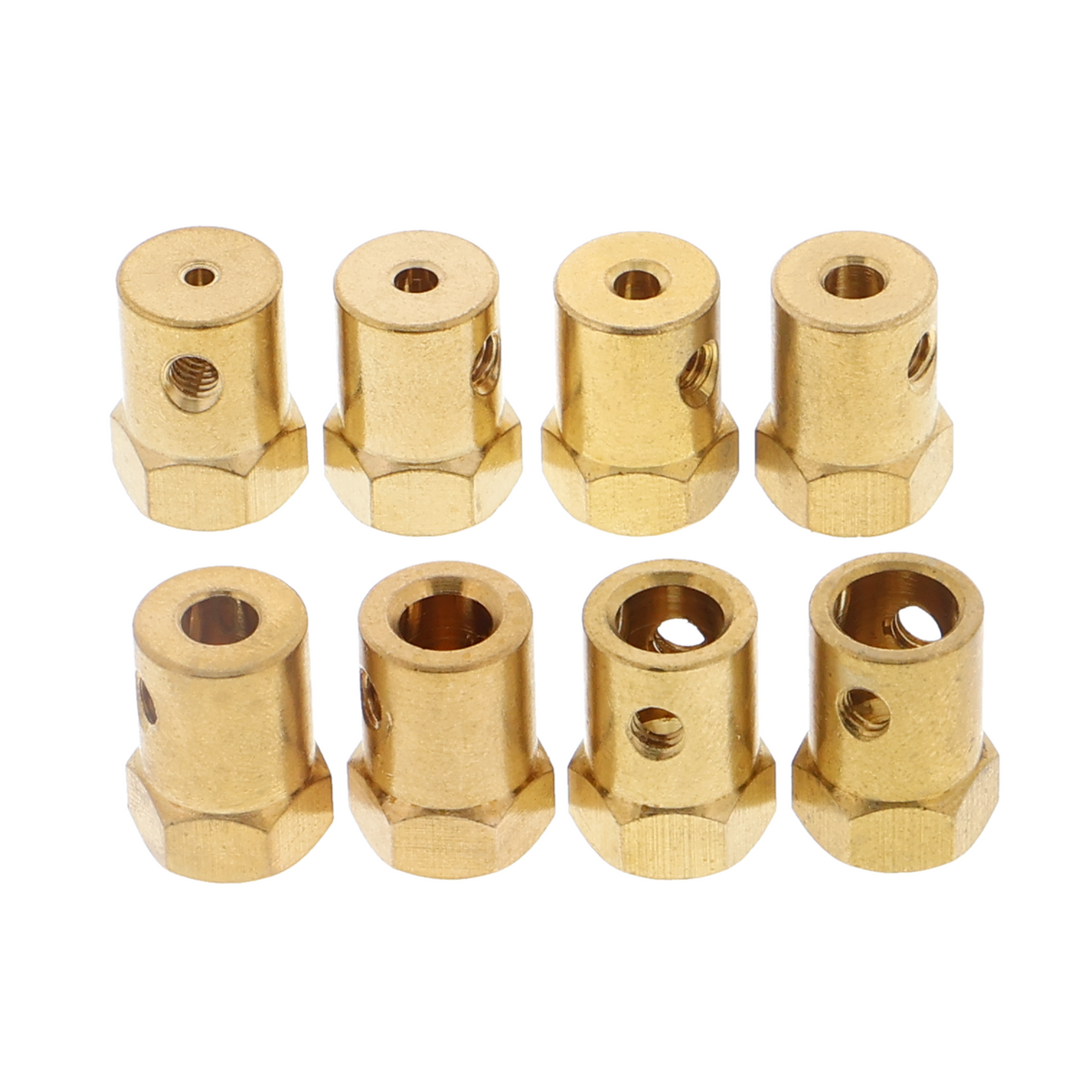 Adaptateur de moyeu de roue hexagonal - plastique, arbre de 2 à 8 mm