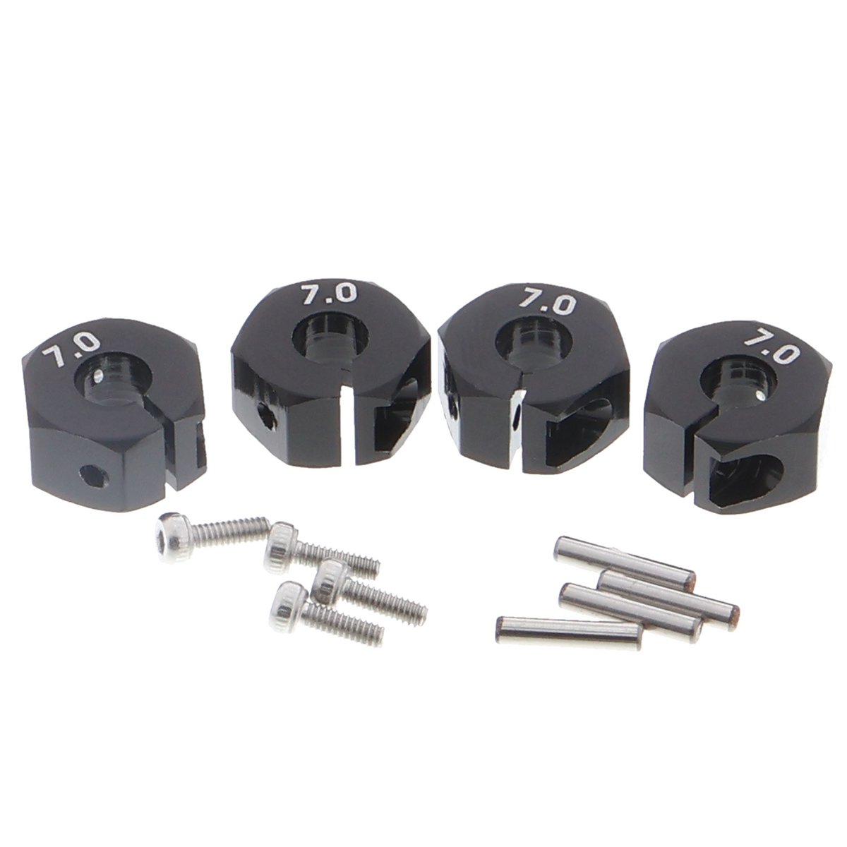 Moyeu de roue hexagonal Master - Set pour véhicules RC, échelle 1/10, 4 pièces