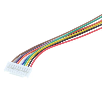 Master-Steckkabel JST GH1.25mm Stecker, 150mm Kabel (28AWG), 2P-12P - F23110501 - Funduino
