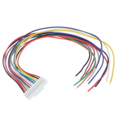 Master-Steckkabel JST GH1.25mm Stecker, 150mm Kabel (28AWG), 2P-12P - F23110502 - Funduino