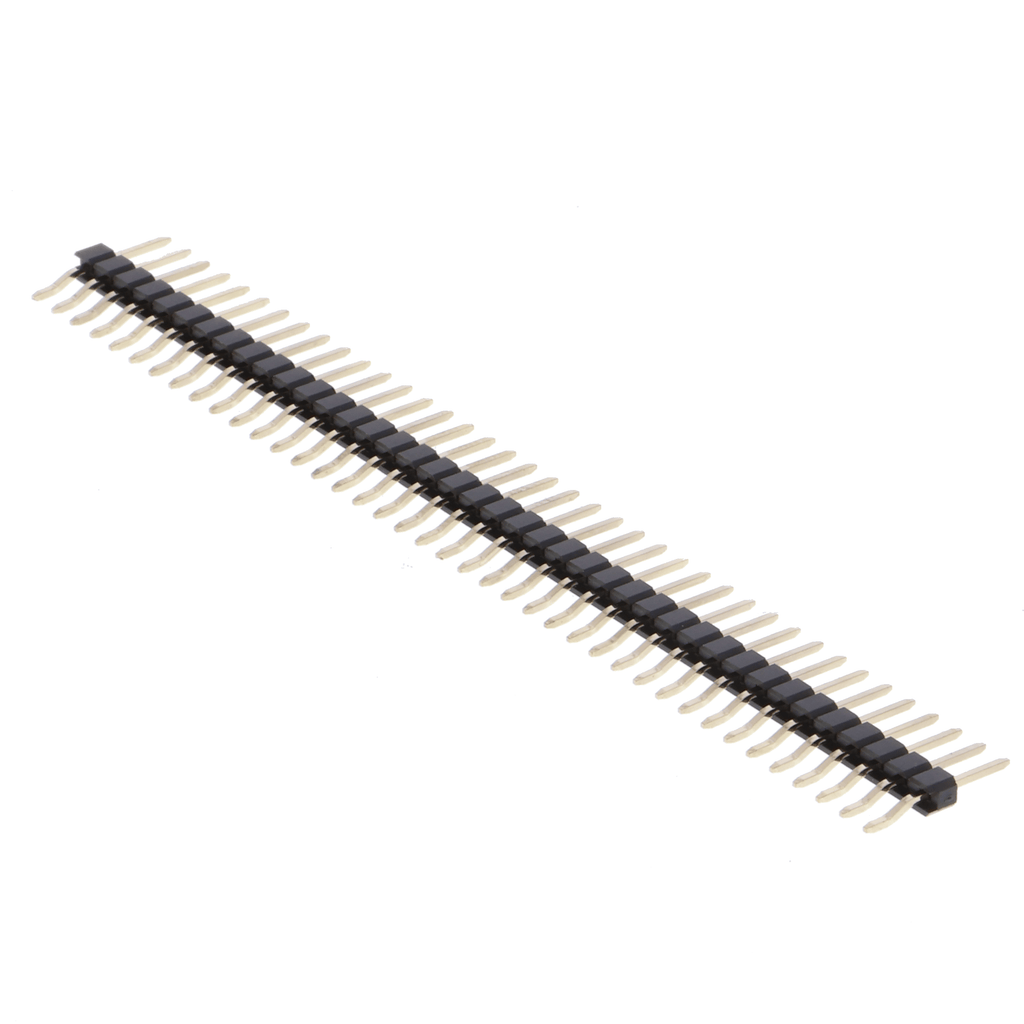 Master-stiftlijst / pinlijst 2.54 mm, 40 pinnen, haaks