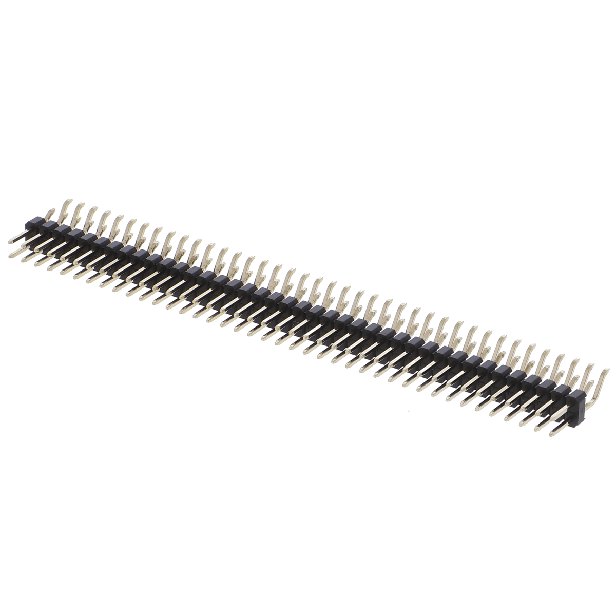 Master-stiftlijst / pinlijst 2.54 mm, 40 pinnen, haaks