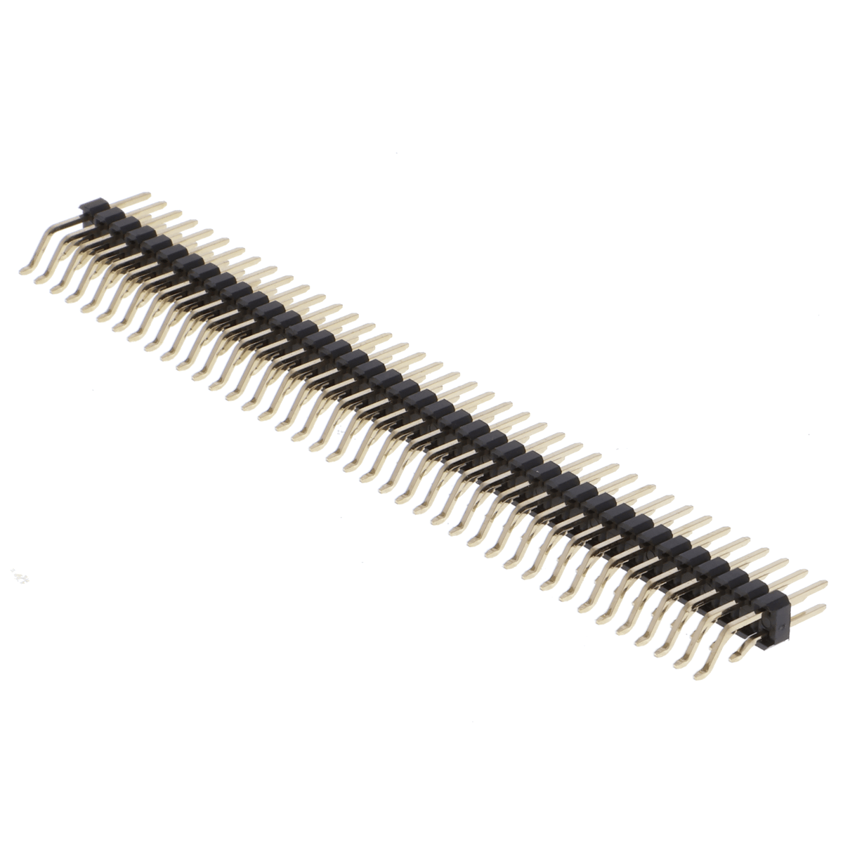 Master-stiftlijst / pinlijst 2.54 mm, 40 pinnen, haaks