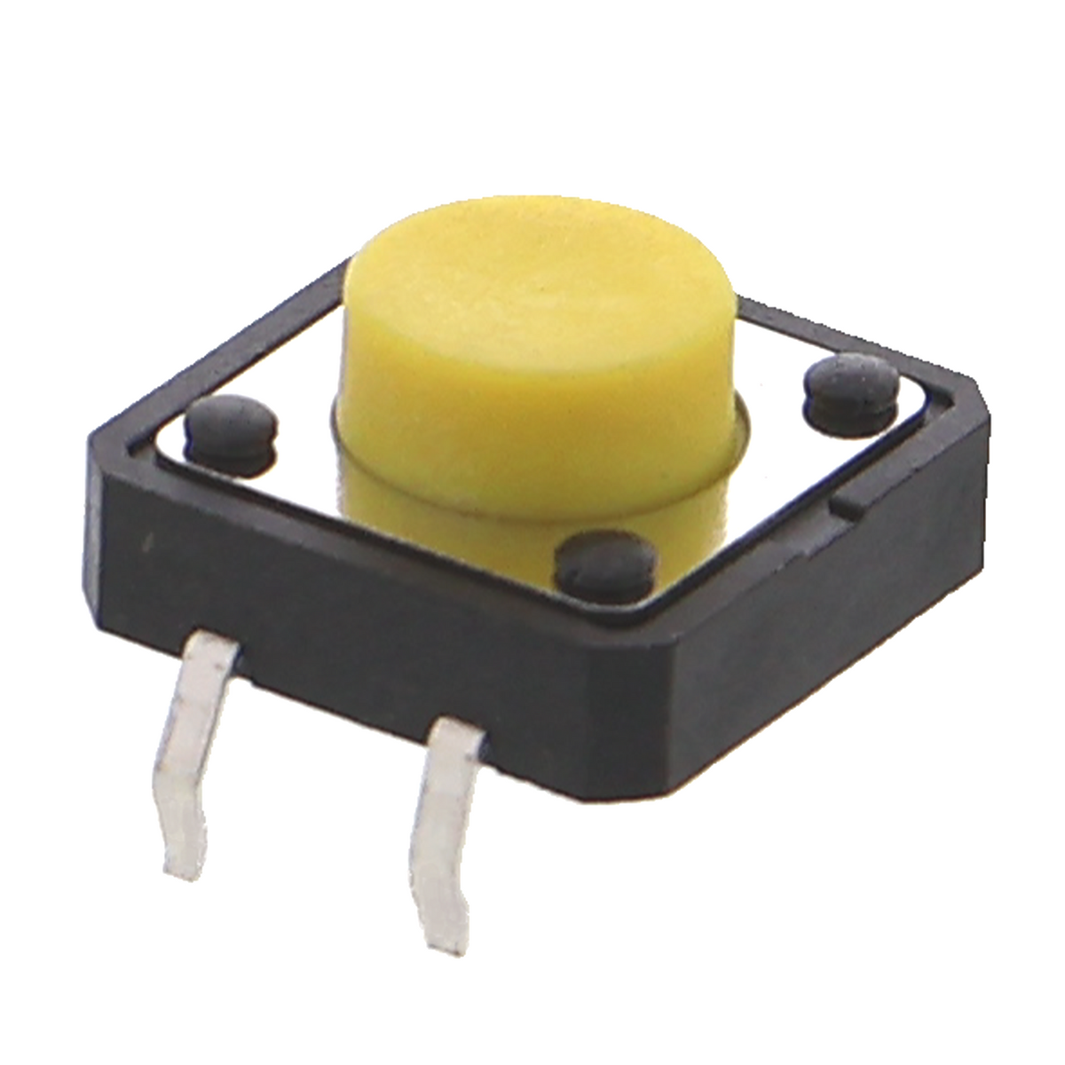 Drucktaster 12 x 12 mm - farbiger Knopf, 24 V / 50 mA, verschiedene Farben