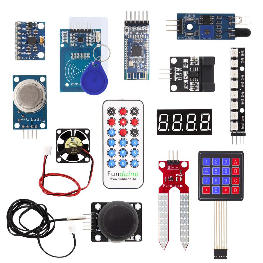 Upgrade kit for Funduino Starter Kit - various versions