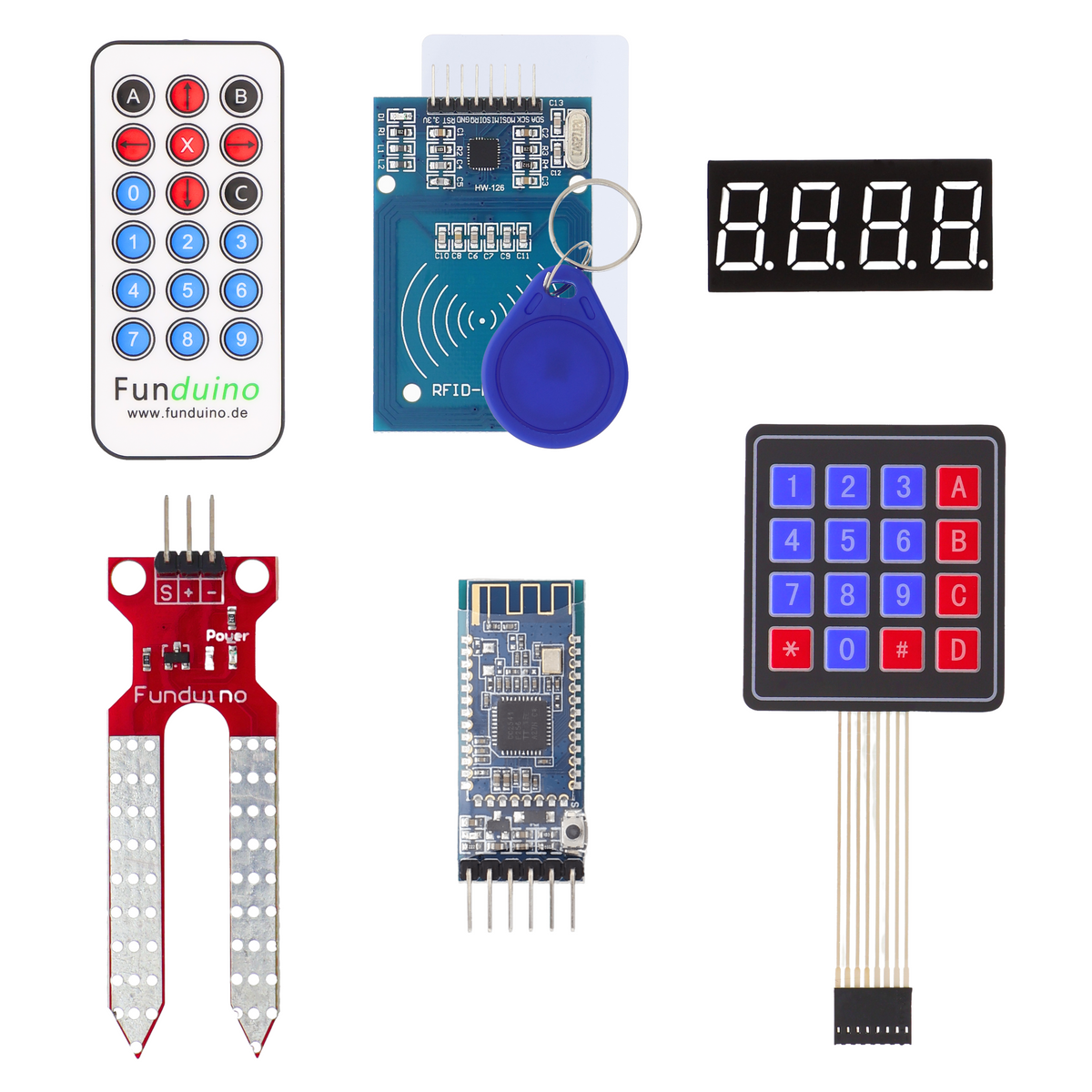 Upgrade kit for Funduino Starter Kit - various versions