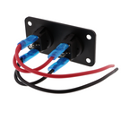 Wippschalter mit blauer LED - 12 V, 16 A, 1- bis 4-fach