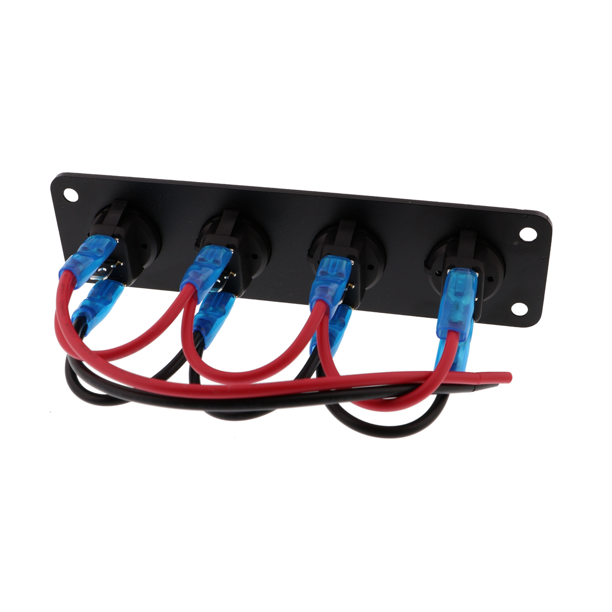 Wippschalter mit blauer LED - 12 V, 16 A, 1- bis 4-fach