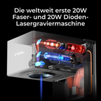 Graveur laser à fibre et à diode Master-XTool F1 Ultra 20W