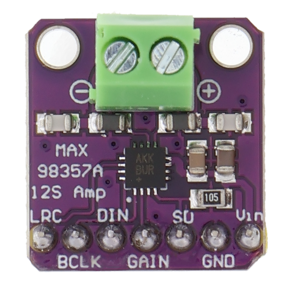 Módulo amplificador de audio MAX98357 Clase D - compatible con ESP32, Raspberry Pi