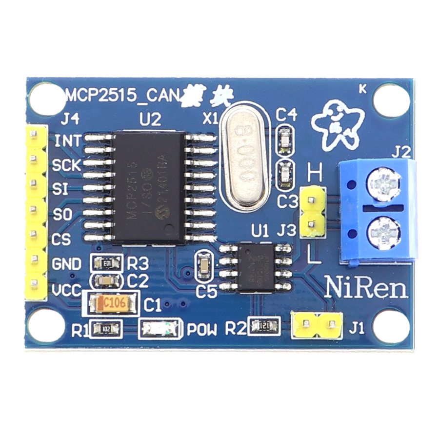 Convertisseur SPI MCP2515 TJA1050 - CAN V2.0B