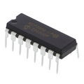MCP3008 analoog-digitaalconverter - 8 kanalen, 10 bit, DIP-16
