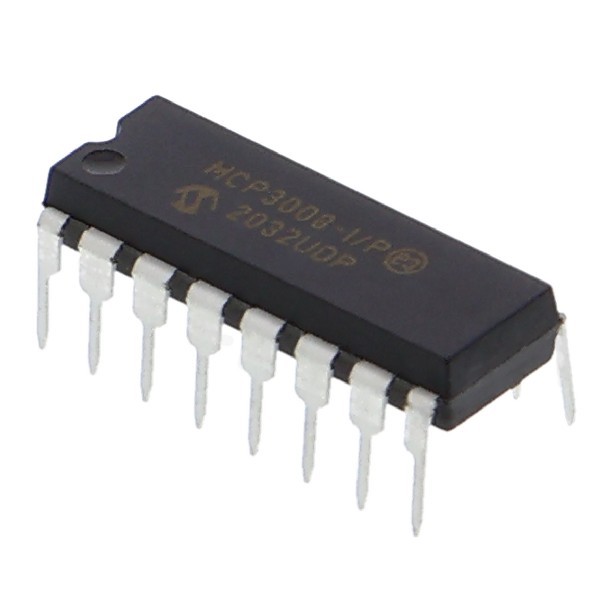 Convertitore analogico-digitale MCP3008 - 8 canali, 10 bit, DIP-16