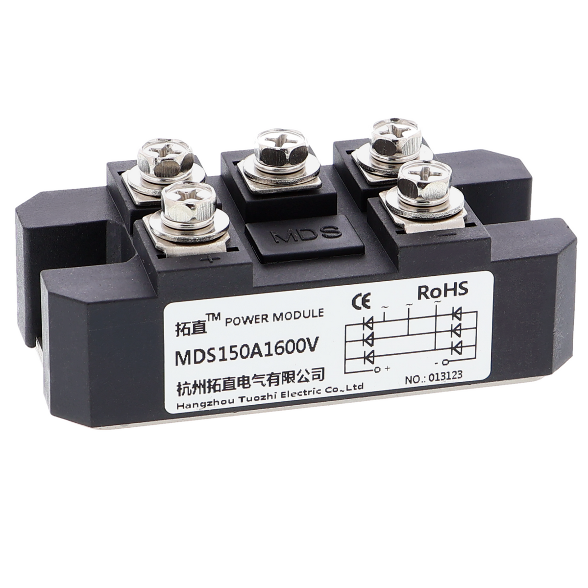 Raddrizzatore a ponte trifase MDS150 A1600V MDS150-1600V
