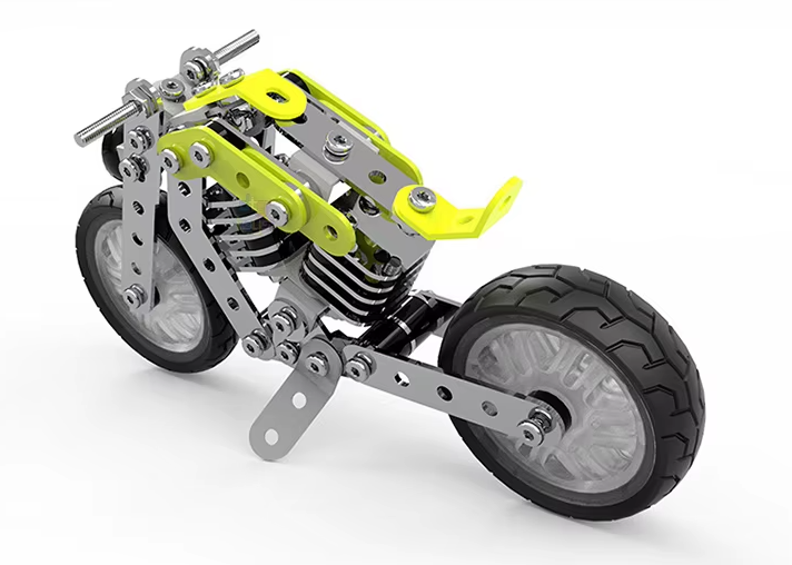 Kit de construcción metálico de motocicleta