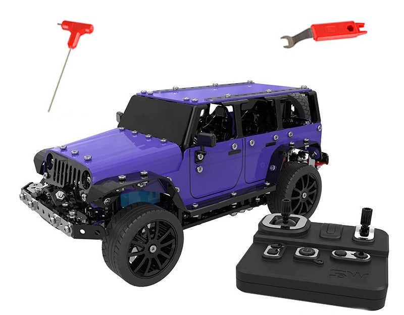 Metallbausatz RC Geländewagen - Maßstab 1:12, ca. 300 Teile