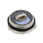Metalltaster 22 mm - LED weiß, 12-24 V, wasserdicht