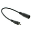 Câble Micro-USB - avec connecteur DC 5.5*2.1mm, longueur de câble 170mm, noir