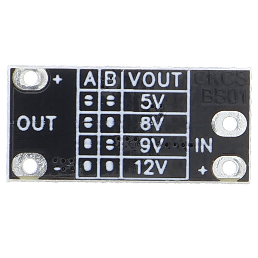 Mini convertisseur élévateur DC-DC - 5V / 8V / 9V / 12V, 1.5A