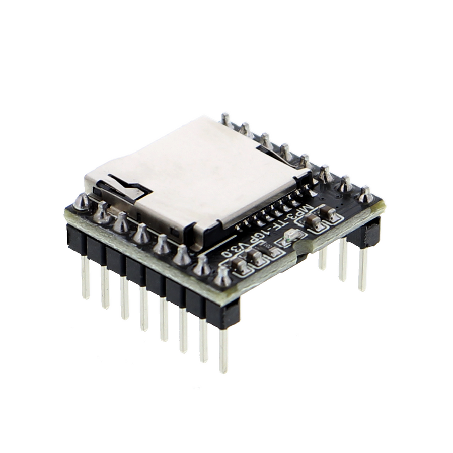 Mini-mp3-speler, MP3-TF-16P V3.0 voor microcontrollers
