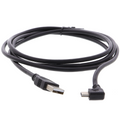 Mini-USB cable 150 cm - 90-degree angled plug