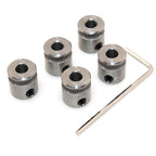 MK7 steel timing pulley - 20 teeth, for 5 mm belt, 5 mm bore
