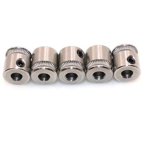 MK7 steel timing pulley - 20 teeth, for 5 mm belt, 5 mm bore