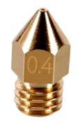 Buse d’extrudeuse MK8 0,4mm pour filament de 1,75mm - ANET Creality