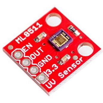 Módulo sensor UVA/UVB ML8511